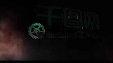 3D大气机械动感齿轮旋转视觉切换场景LOGO标志模版视频的预览图